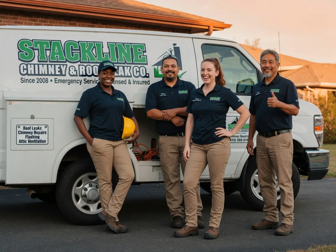 Chimney flashing repair company in Norris, IL